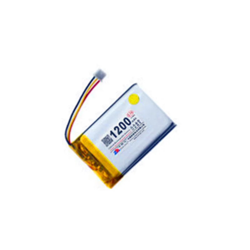 2x3.7V 1200mAh MX1.25-3P plug with NTC protection three wire 523450 polymer lithium battery