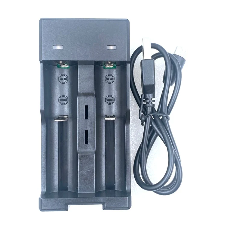 KEEPBATT 2 Slot Battery Charger for Li-ion NiMH NiCD Rechargeable Batteries