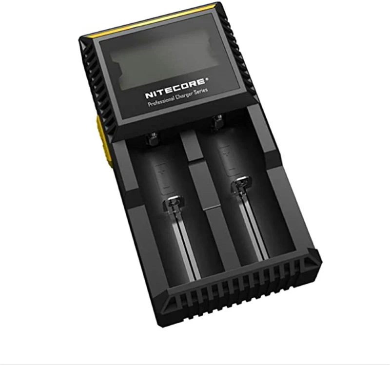 D2EU universal charger for Li-Ion, Ni-MH, Ni-CD and LiFePO4 batteries, LCD display