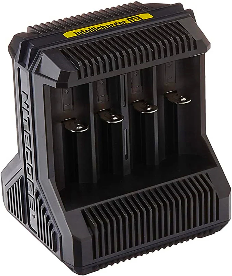 Nitecore i8 8 socket charger for lithium ion, nickel-metal hydride and nickel cadmium batteries, black, p