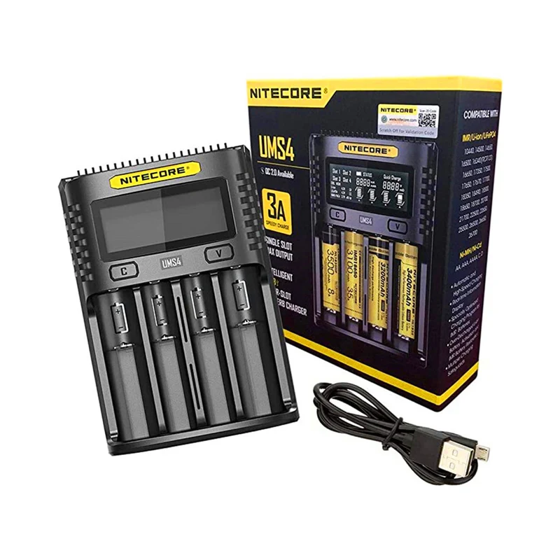 Universal charger UMS4 3000 mA USB adult unisex black L 159 x W 107 x H 41