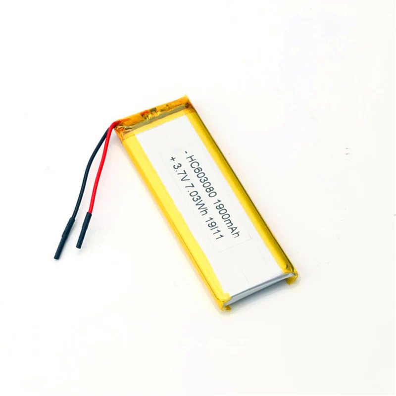 603080-1900mAh Security Door Security Instrument Handheld Metal Detector Locator Adult Product Battery