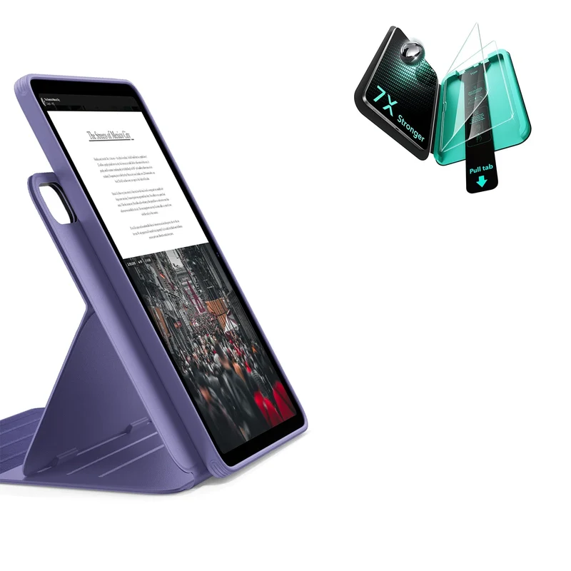iPad Air 13" (M4) 2026 Bundle Shift Magnetic Case & Armorite® Protection - Purple