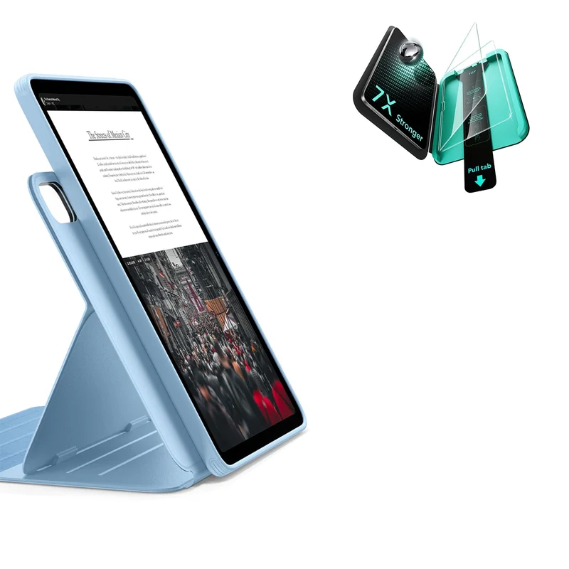 iPad Air 13" (M4) 2026 Bundle Shift Magnetic Case & Armorite® Protection - Blue