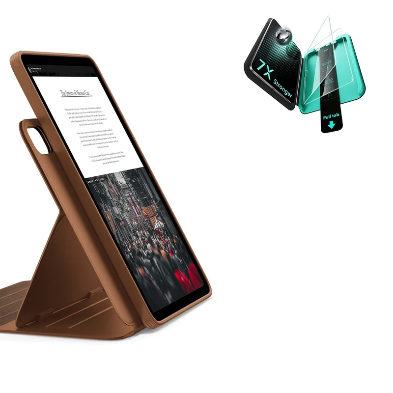 iPad Air 11" (M4) 2026 Bundle Shift Magnetic Case & Armorite® Protection - Brown