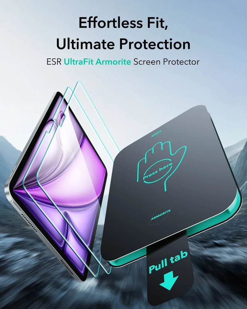iPad Air 13" (M4) 2026 Bundle Shift Magnetic Case, Papel-Feel Magnetic & Armorite® Protection - Titanium