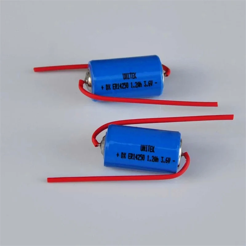 16pcs ER14250 1/2 AA 3.6v 1200mAh liSOCL2 lithium battery for gas water welding meter