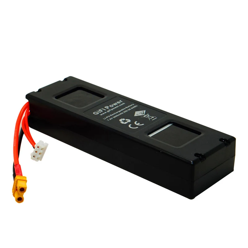 7.4 V 3600 mAh LiPo battery for MJX Bugs 3, Force1 F100, Contixo F17 Quadcopter