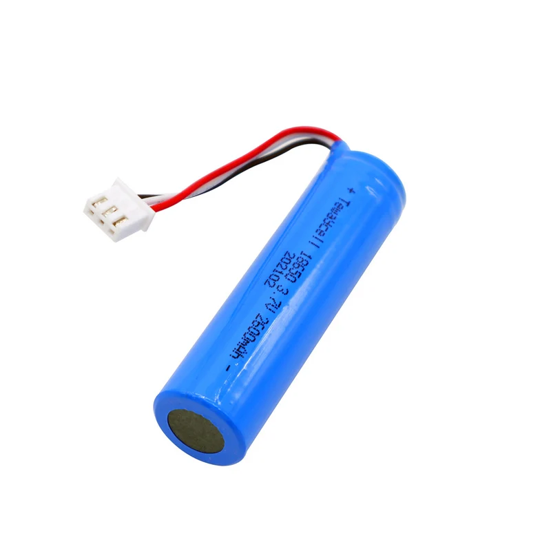 3pieces 3.7V 18650 2600Mah 9.62Wh Lithium Battery With PCB And JST Connector