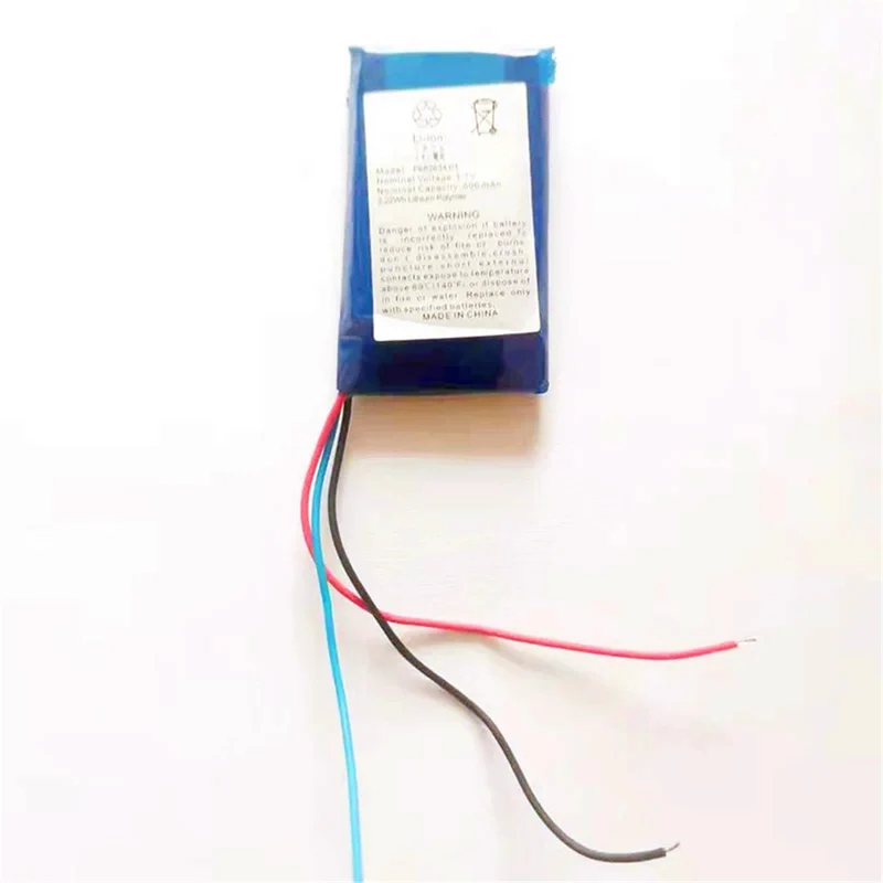 3.7V 600mAh Battery For JBL Go Smart Wireless Bluetooth Speaker 3-wire