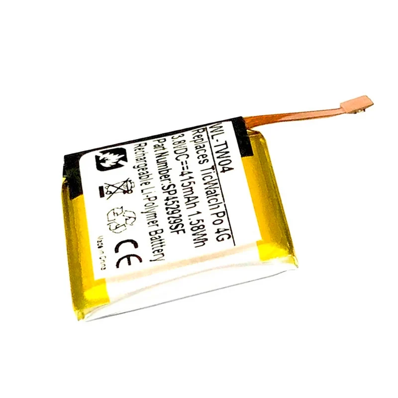 3.8v 415mAh SP452929SF Battery For TicWatch Pro / TicWatch Pro 4G Watch Smart Watch Accumulator+tools