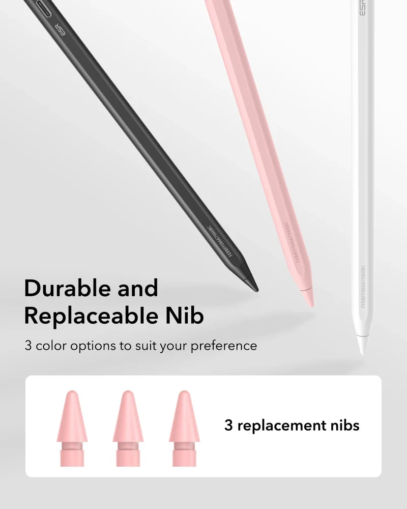 iPad 10th Gen Flex Keyboard Case (Detachable) With Geo Pencil Bundle - US Layout Pink With Pink Pencil