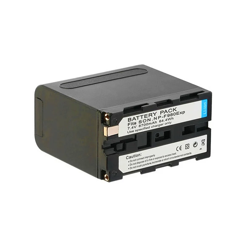 7.4v 7800mAh NP-F980 lithium-ion battery For Sony dcr sc100, ccd sc55, ccd sc65, ccd tr3000