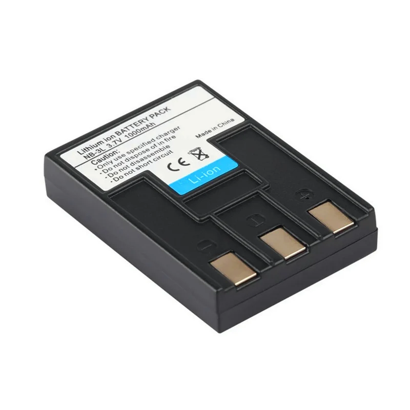 2PCS 7.4v 1000mah NB-3L lithium-ion battery for Canon ixus lls sd110 Ixy I2 I5 s700 110
