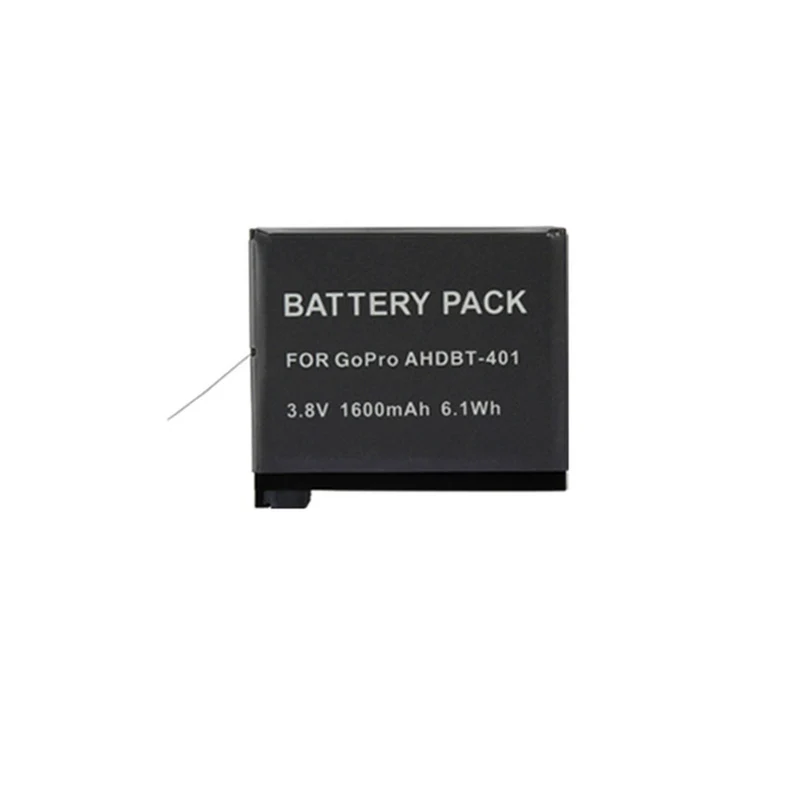3.7v 1600mAh AHDBT- 401 lithium-ion battery for GoPro Hero 4 Bateria Go Pro Hero 4
