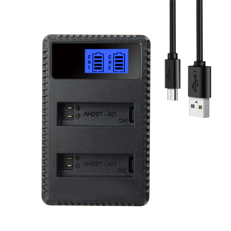 3.7v 1600mAh AHDBT- 401 lithium-ion battery for GoPro Hero 4 Bateria Go Pro Hero 4