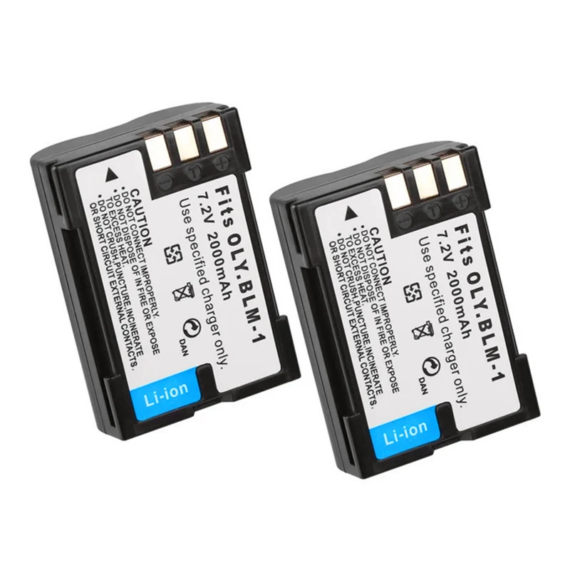 7.2v 2000mah PS-BLM1 lithium battery for c-5060 e520 e3 camera