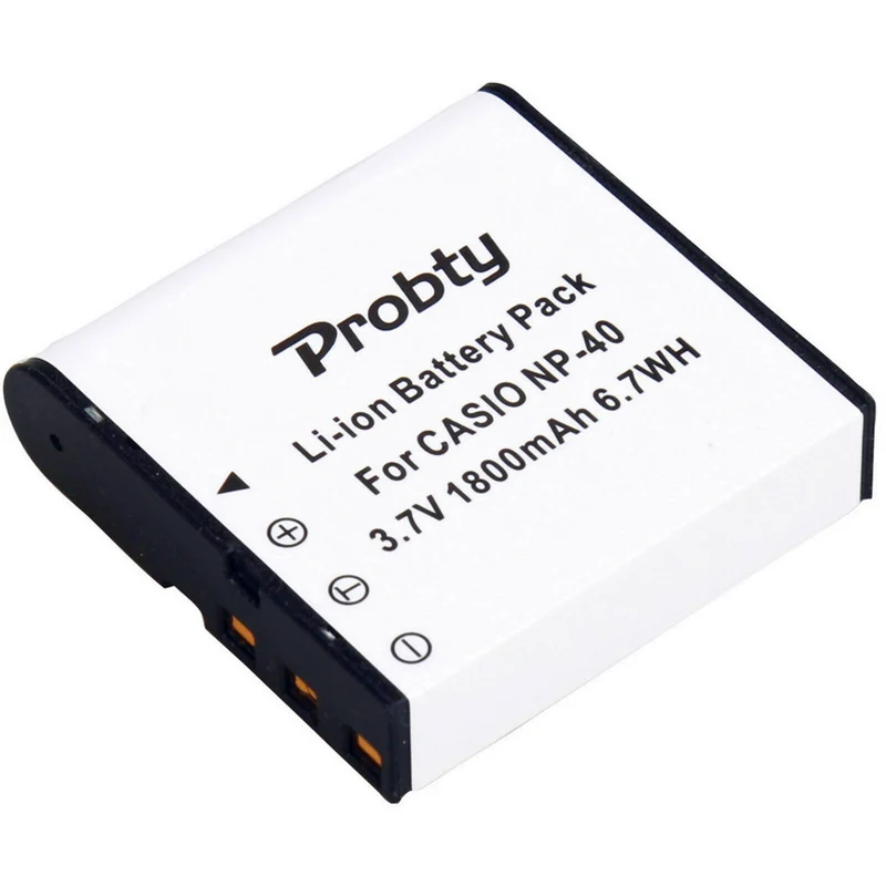 2 pieces 3.7v 1800mAh np40 lithium-ion battery for Casio ex z30 / p700 pm200