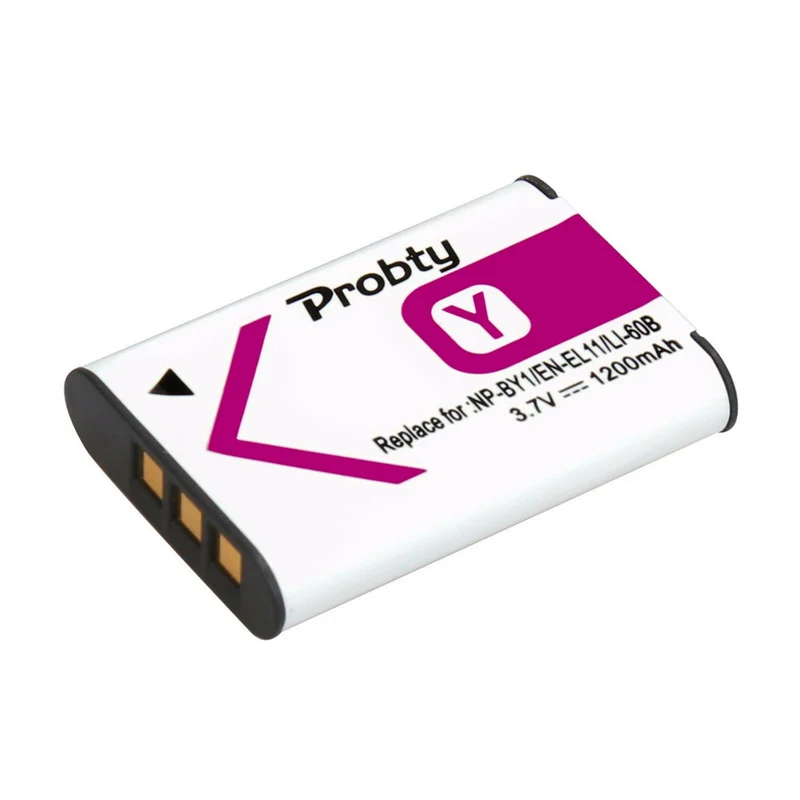 2 pieces 3.7v 1200mah lithium-ion battery for NP-BY1 NPBY1 USB LCD charger for Sony HDR-AZ1VR sports mini camera