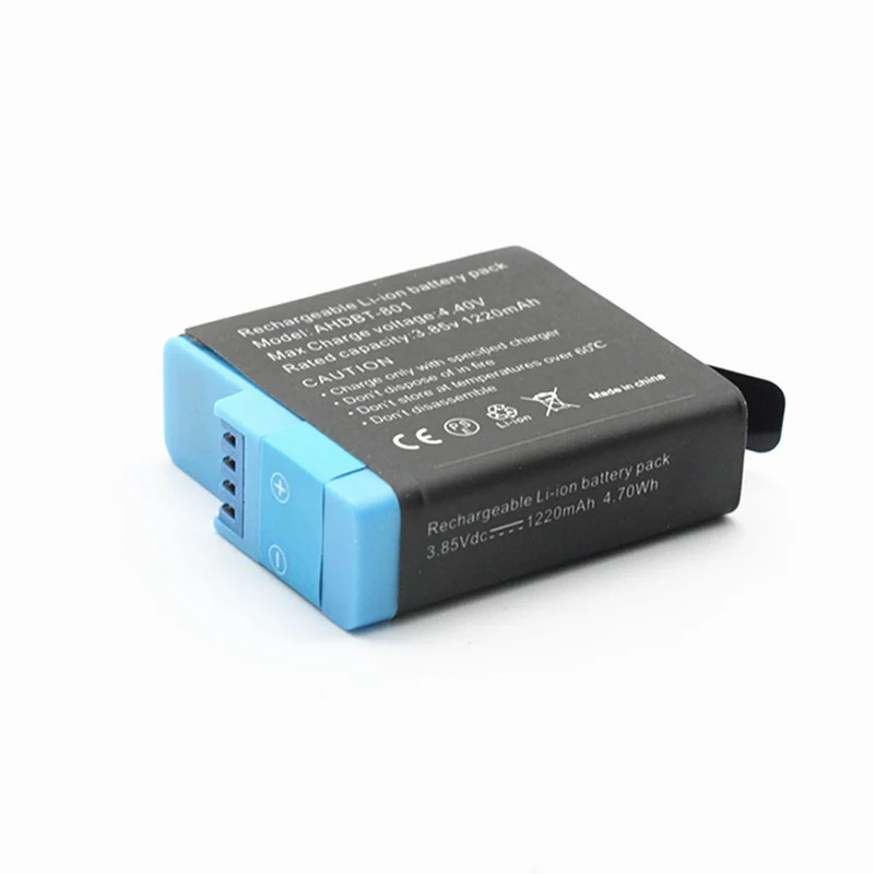 2 pieces 4.2v 1680mAh lithium-ion Battery for LED Dual Charger Black Camera AHDBT-501