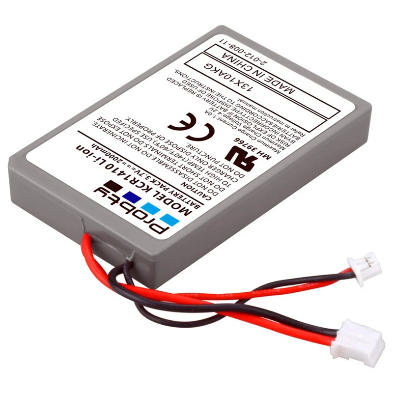 2 pieces 3.7v 1000mah KCR1410 lithium-ion battery for Sony PS4 PS4 Pro Bluetooth Wireless Dual Shock Controller CUH-ZCT1H