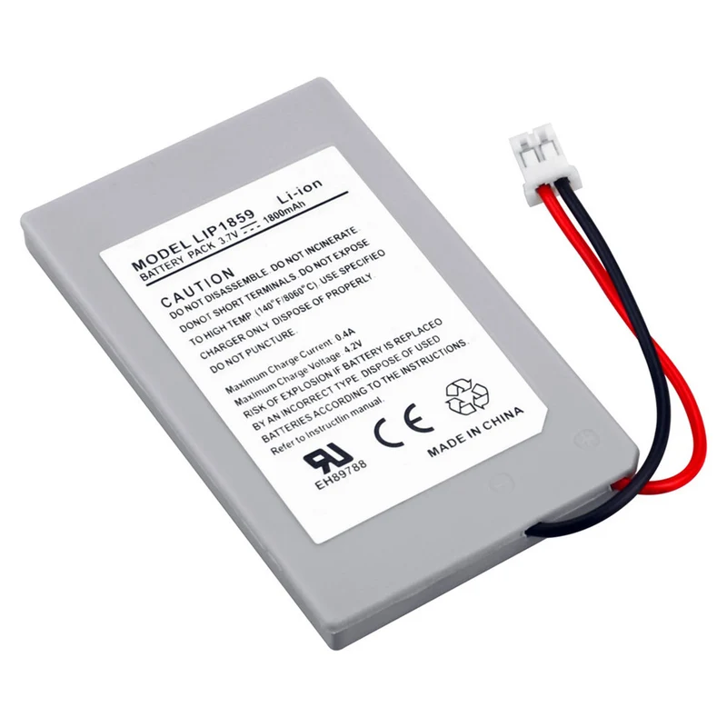4 pieces 4.2v 1800 mAh Li-ion Battery for PS3 Gamepad Battery Pack