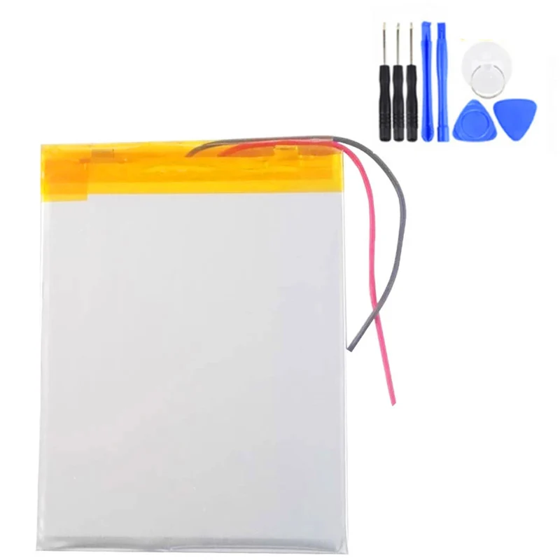 3.7V 3500mAh Replacement Battery For 7" Oysters T72HMi 3G / T72HM 3G T72 HMI T72 HM Tablet 2-wire+tools