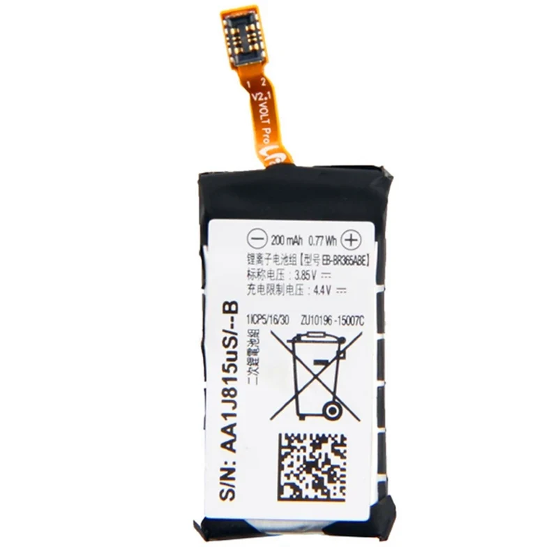 3.85V 200mAh EB-BR365ABE Full Replacement Battery For Samsung Gear Fit 2 Pro R365 SM-R365 Accumulator Batterie +tools