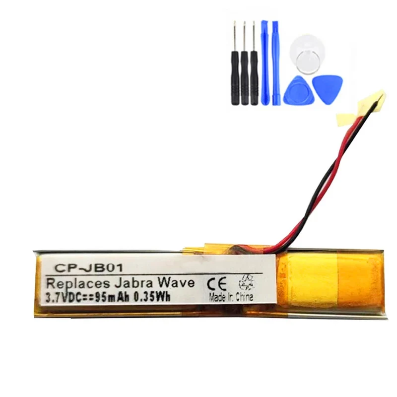 AHB360819(29)-2P 3.7V 95mAh Battery For Jabra Wave Bluetooth headset Accumulator 2-wire +tools