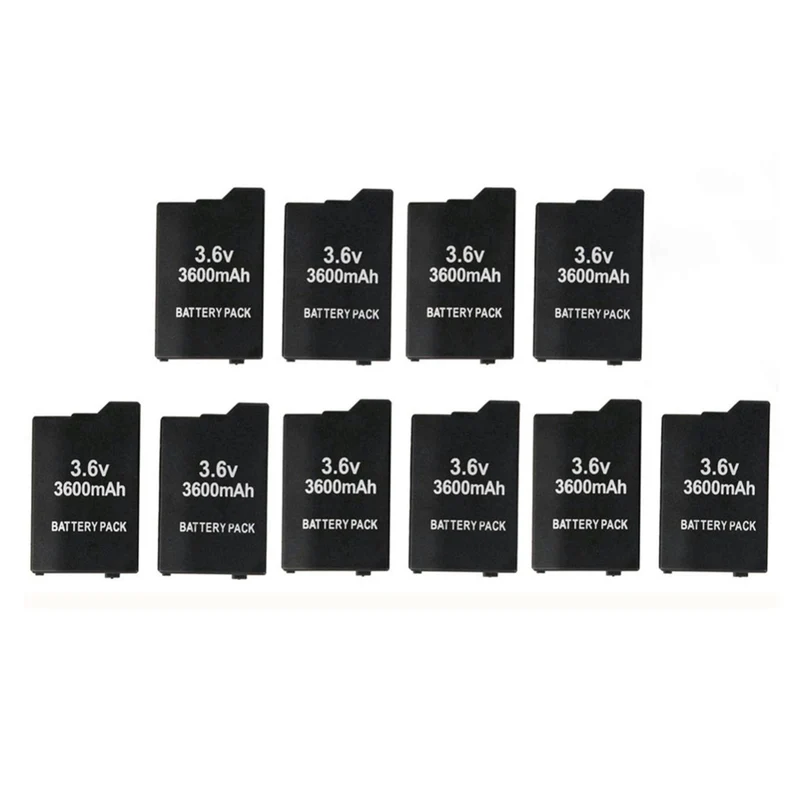 10PCS 3.6V 3600mAh Replacment Battery For Sony PSP2000 PSP3000 Gamepad Controller