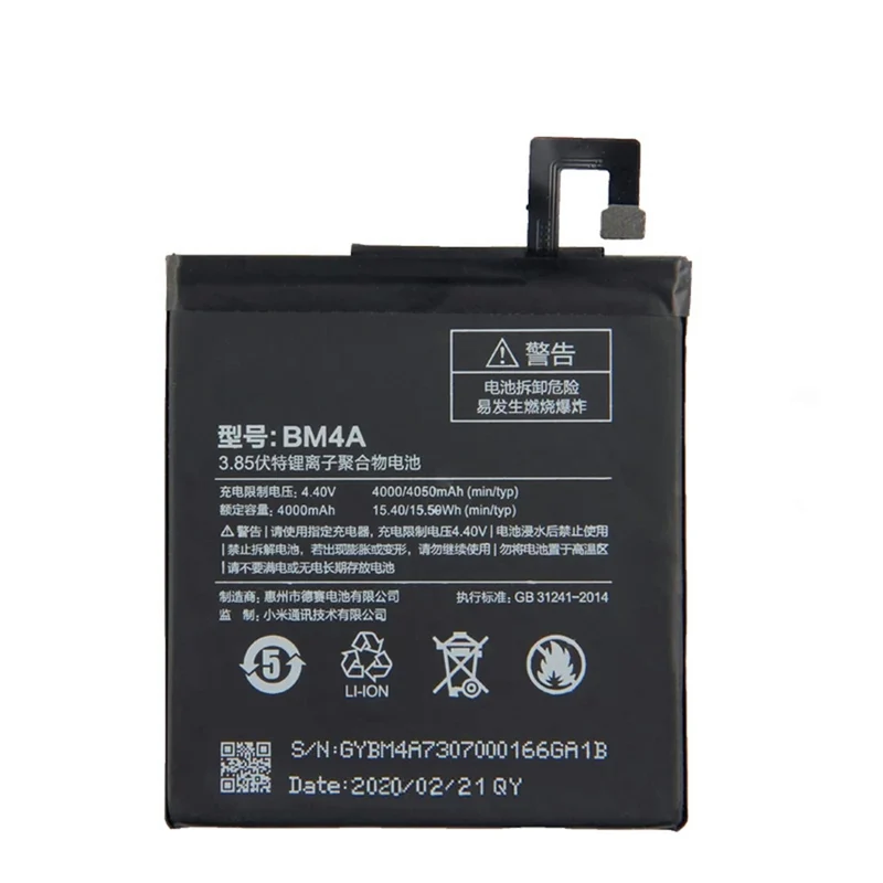 4050mAh Original Battery For Xiaomi Mi Redmi Pro Redrice pro BM4A BM 4A Cell Mobile Phone