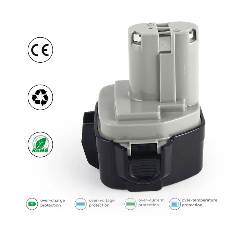 12V 3000mAh Ni-MH Battery for MAKITA 1222 1220 1233 1234 1235 1200 192696-2 192698-8