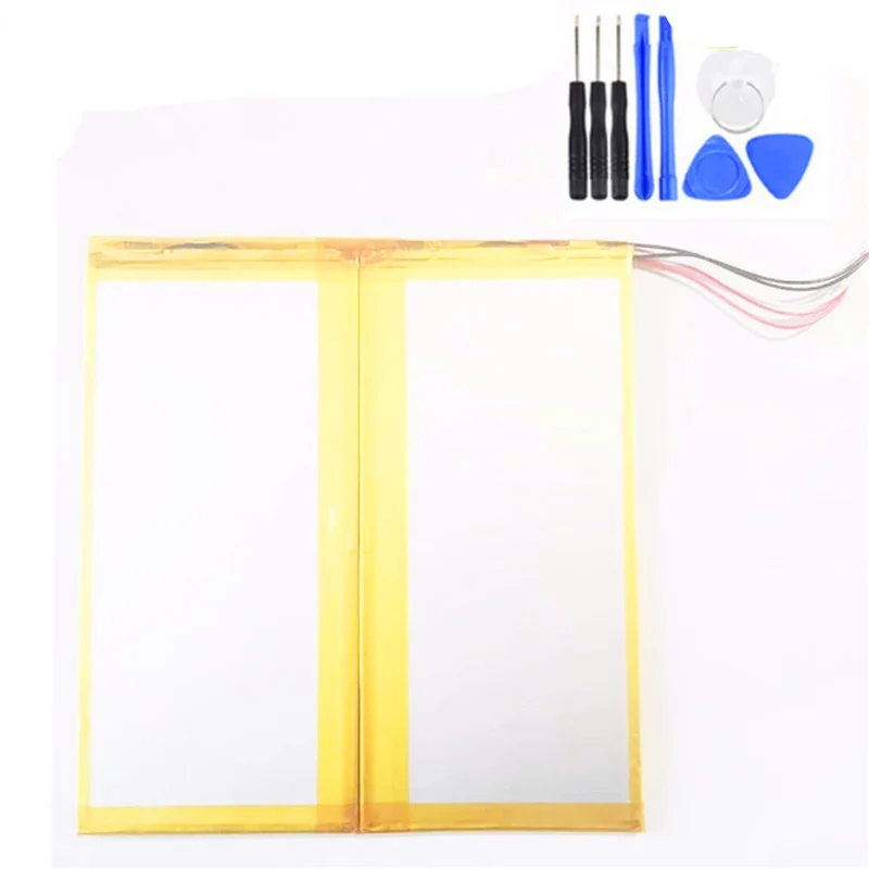 3.7V 7000mAh Rechargeable Accumulator Li-Polymer Battery For ALLDOCUBE Cube iwork10 Pro i15-TD Tablet PC 5-wire Plug+tools