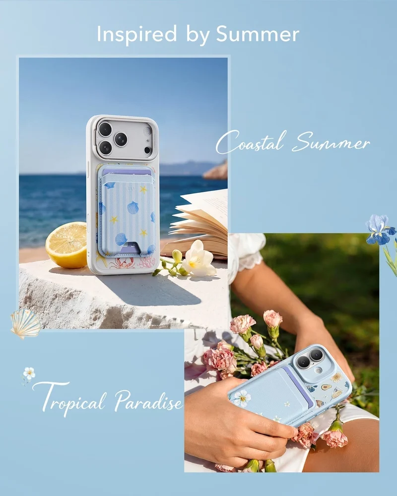 Classic Magnetic Wallet - Tropical Paradise