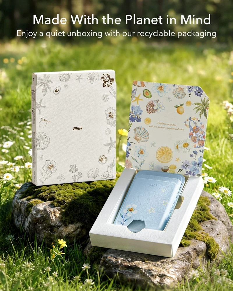 Classic Magnetic Wallet - Tropical Paradise