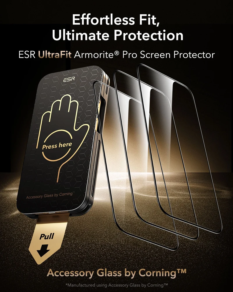 iPhone 16 Pro Max UltraFit Armorite®️ Pro Screen Protector - 3 Pack