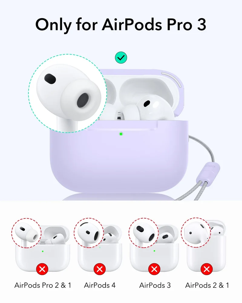 AirPods Pro 3 Pulse Lite Magnetic Case - Light Purple