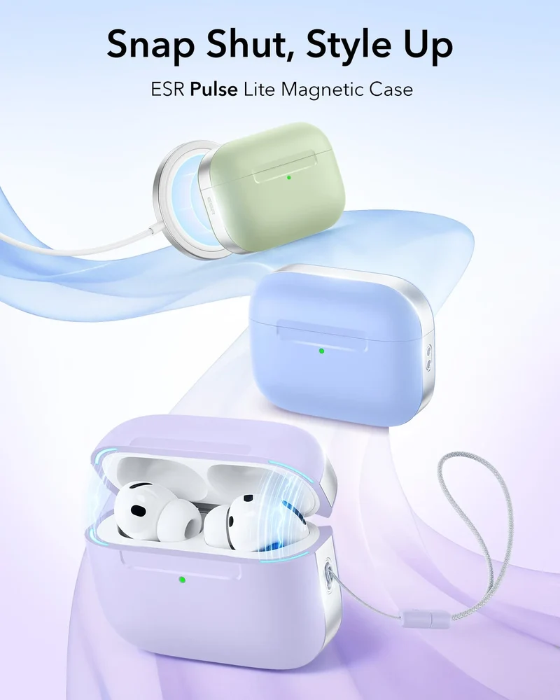AirPods Pro 3 Pulse Lite Magnetic Case - Light Purple