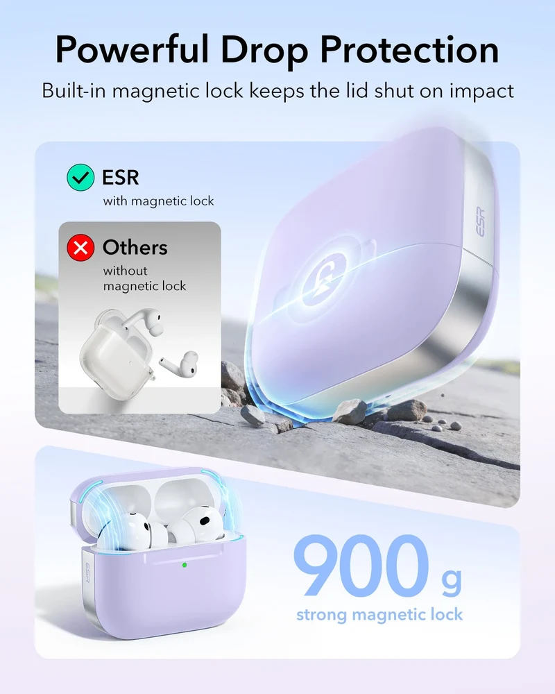 AirPods Pro 3 Pulse Lite Magnetic Case - Light Purple