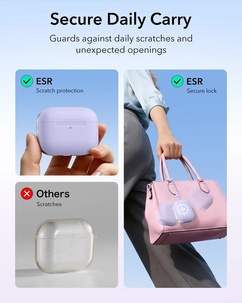 AirPods Pro 3 Pulse Lite Magnetic Case - Light Purple