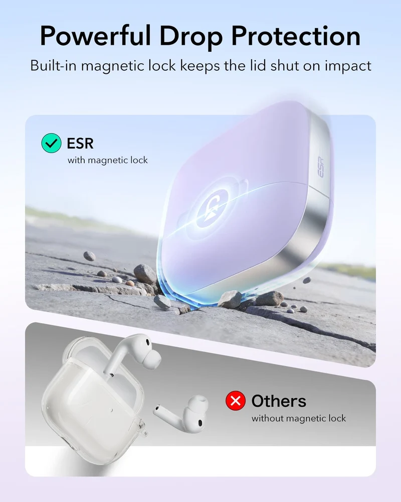 AirPods Pro 3 Pulse Lite Magnetic Case - Light Purple