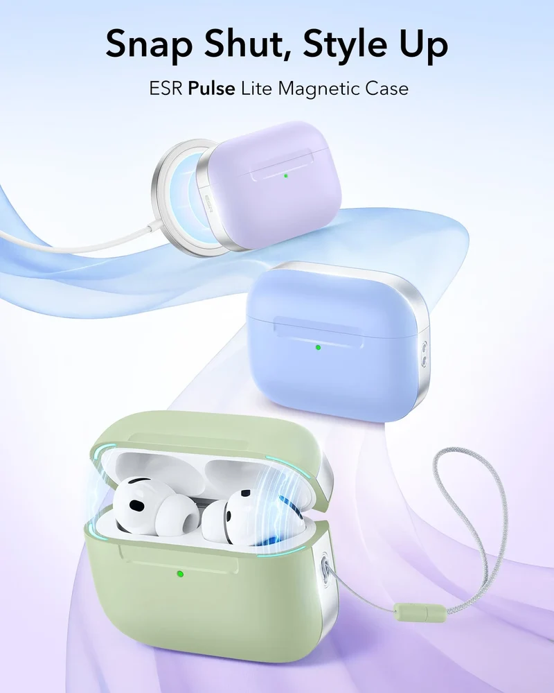 AirPods Pro 3 Pulse Lite Magnetic Case - Light Green