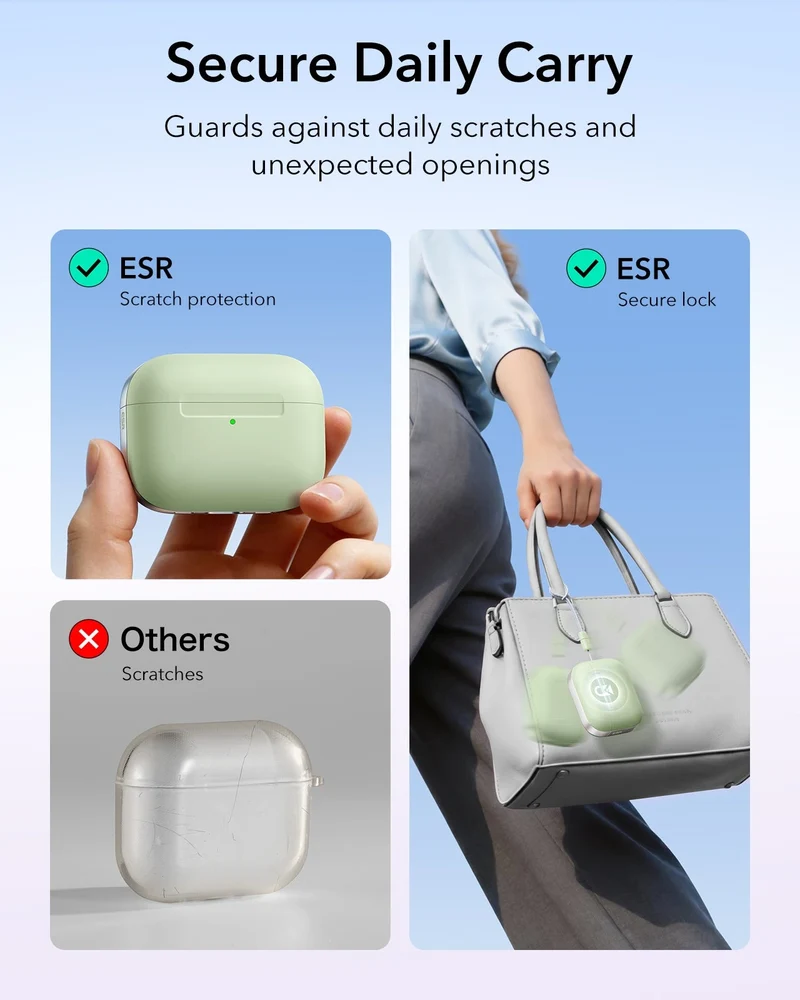 AirPods Pro 3 Pulse Lite Magnetic Case - Light Green