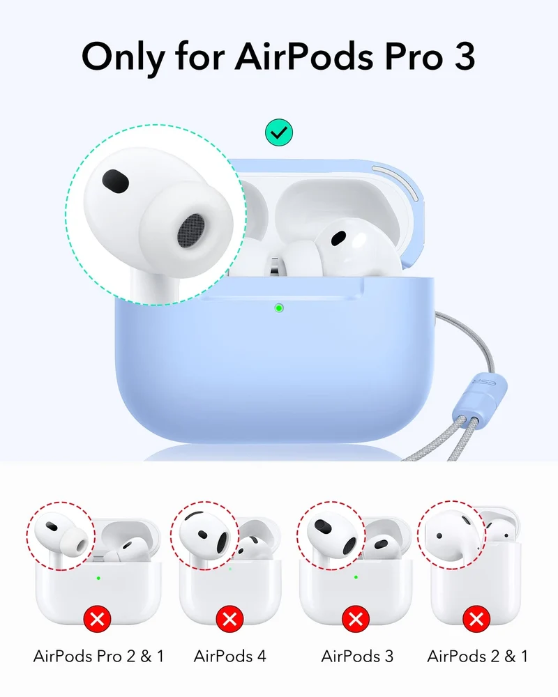 AirPods Pro 3 Pulse Lite Magnetic Case - Light Blue