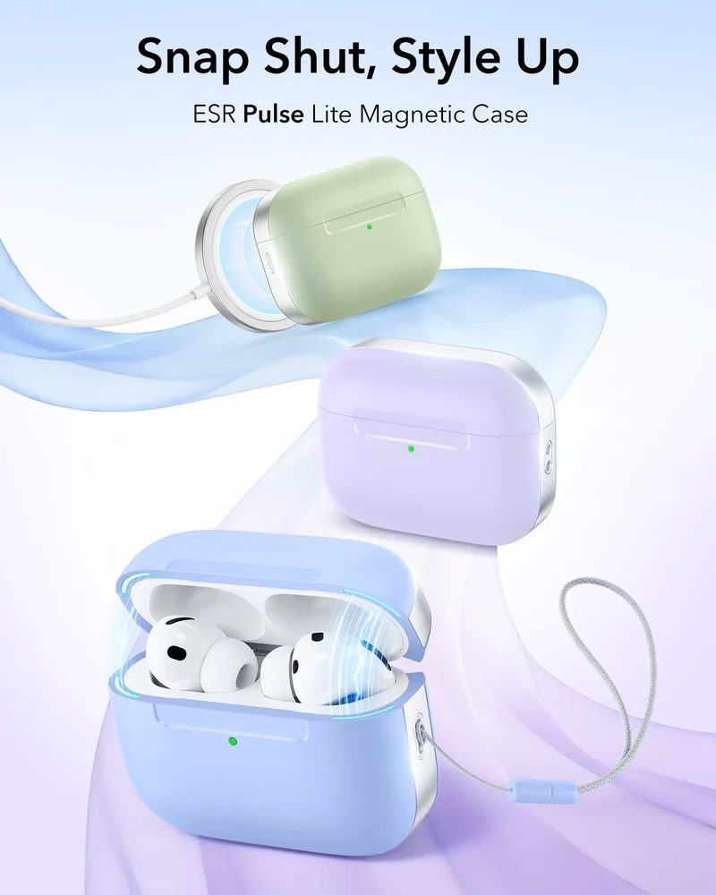 AirPods Pro 3 Pulse Lite Magnetic Case - Light Blue