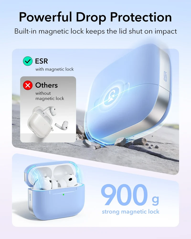 AirPods Pro 3 Pulse Lite Magnetic Case - Light Blue