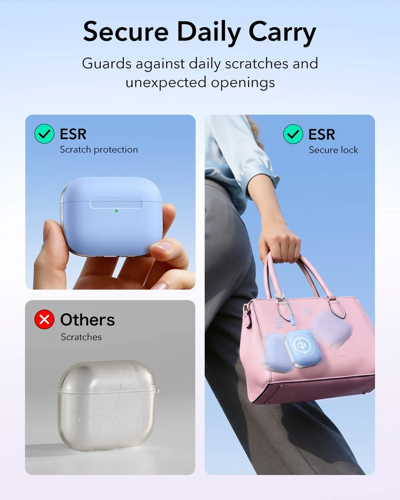 AirPods Pro 3 Pulse Lite Magnetic Case - Light Blue