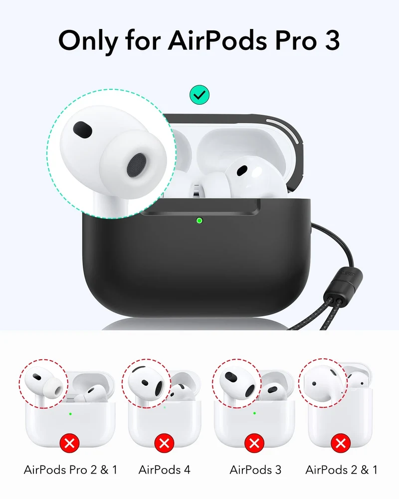 AirPods Pro 3 Pulse Lite Magnetic Case - Black