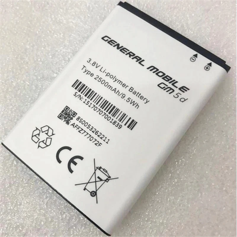 3.8V New Replacement Battery For General Mobile GM 5 Android One GM5 4G Dual GM4G GM5D 5D Cell Mobile Phone Batteries