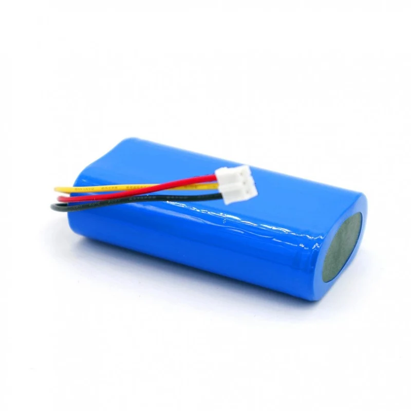 Rechargeable 3.7v 1s2p 6600mah 18650 Lithium Battery With NTC connector